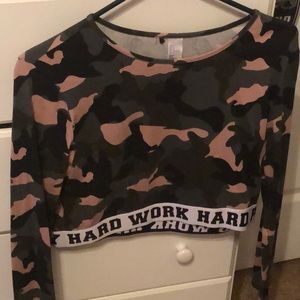 Camo Crop Top